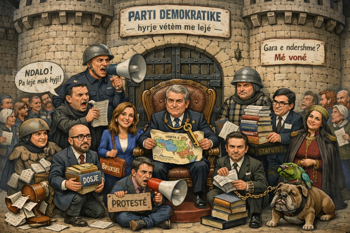 Partia Demokratike si çiflig personal