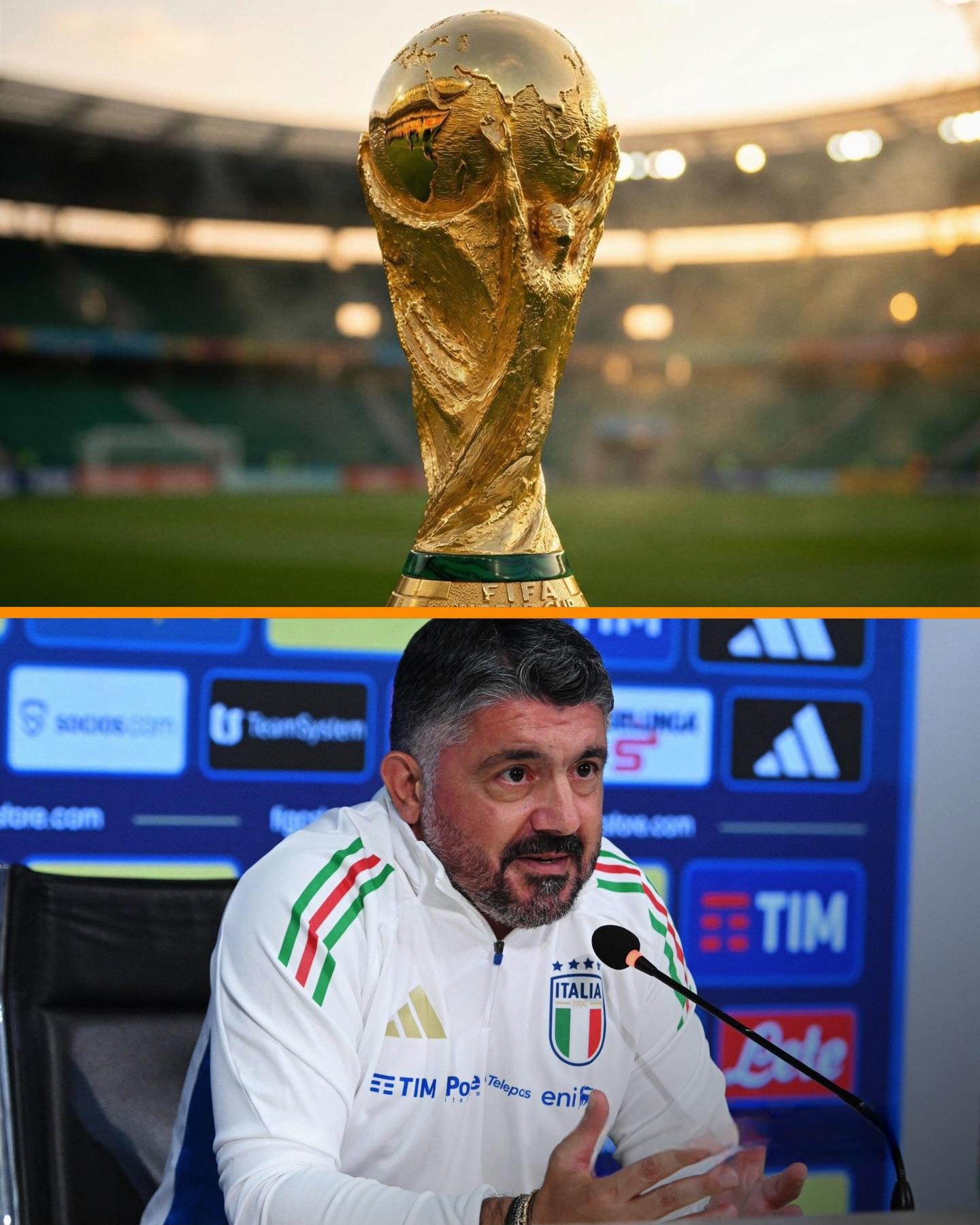 🗣️ Gennaro Gattuso, tetor 2025: “Nëse nuk kualifikohemi, do të shkoj dhe do të jetoj shumë larg Italisë.”❗️E konfirmuar, Italia nuk do të jetë në Botëror. 🇮🇹❌