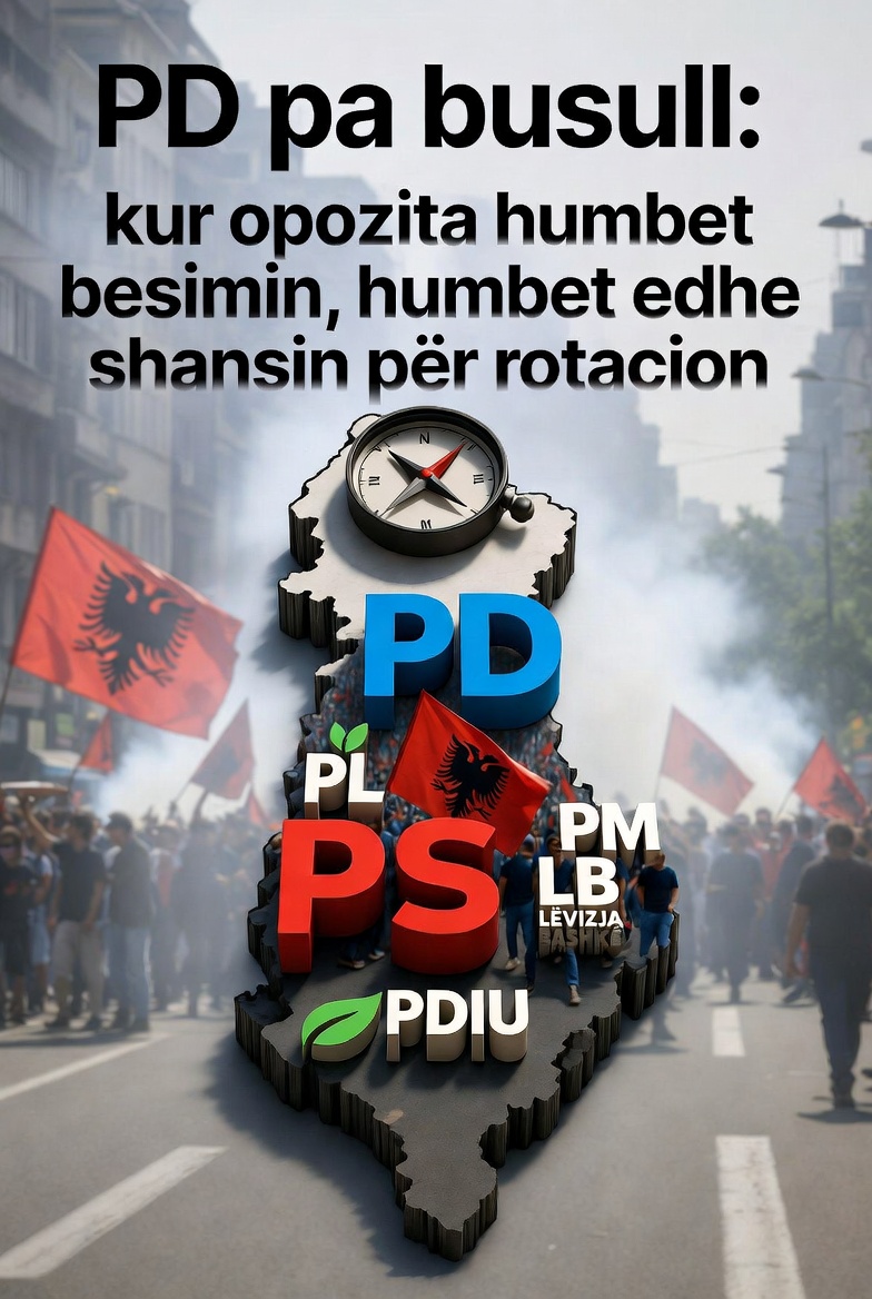PD pa busull: kur opozita humbet besimin, humbet edhe shansin për rotacion