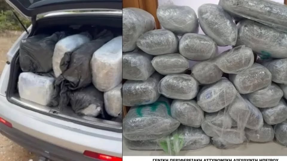 NDJEKJE SI NË FILMA NË GREQI, ARRESTOHET SHQIPTARI ME 167 KG MARIJUANË
