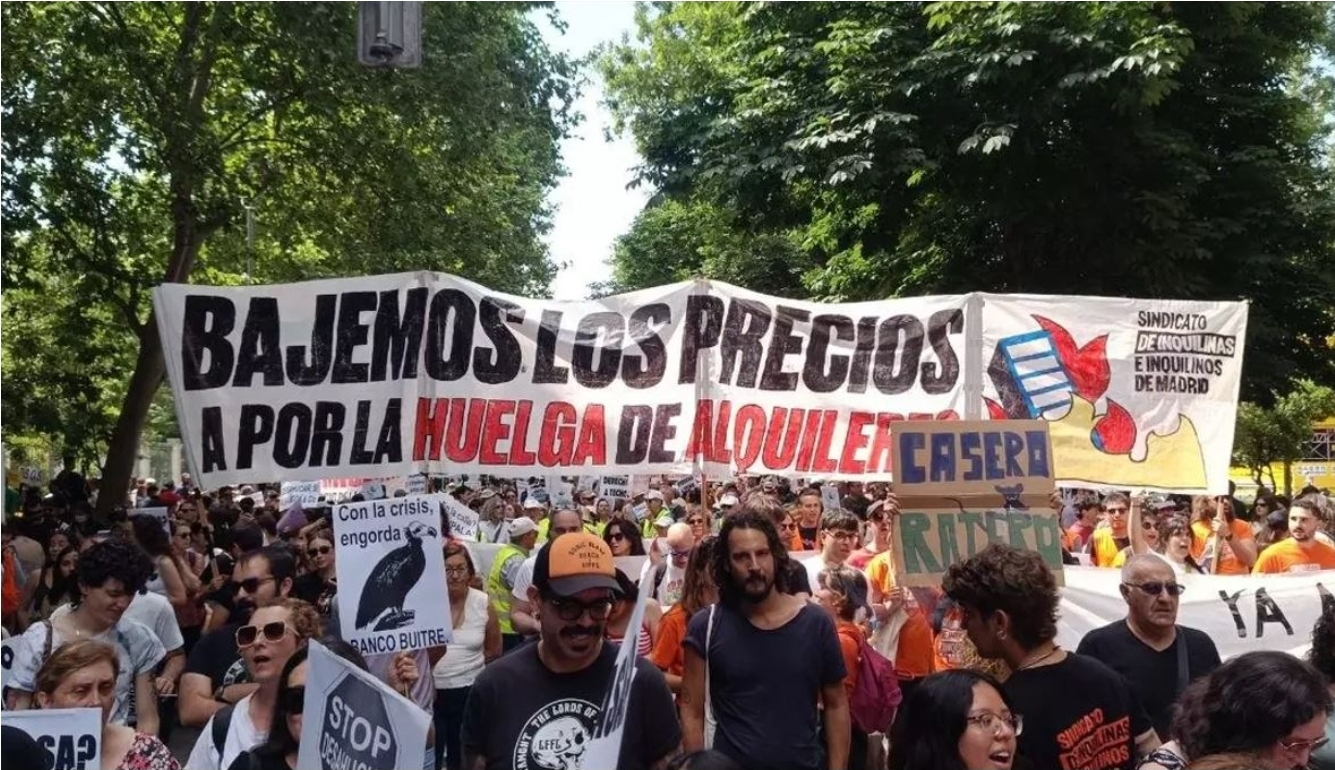 Protestë masive në Madrid kundër çmimeve të larta të banesave dhe qirave
