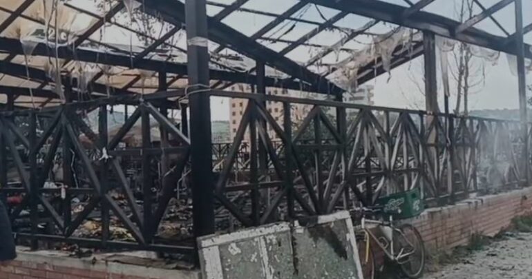 PËRFSHIHET NGA FLAKËT TREGU I FRUTA-PERIMEVE NË LUSHNJE