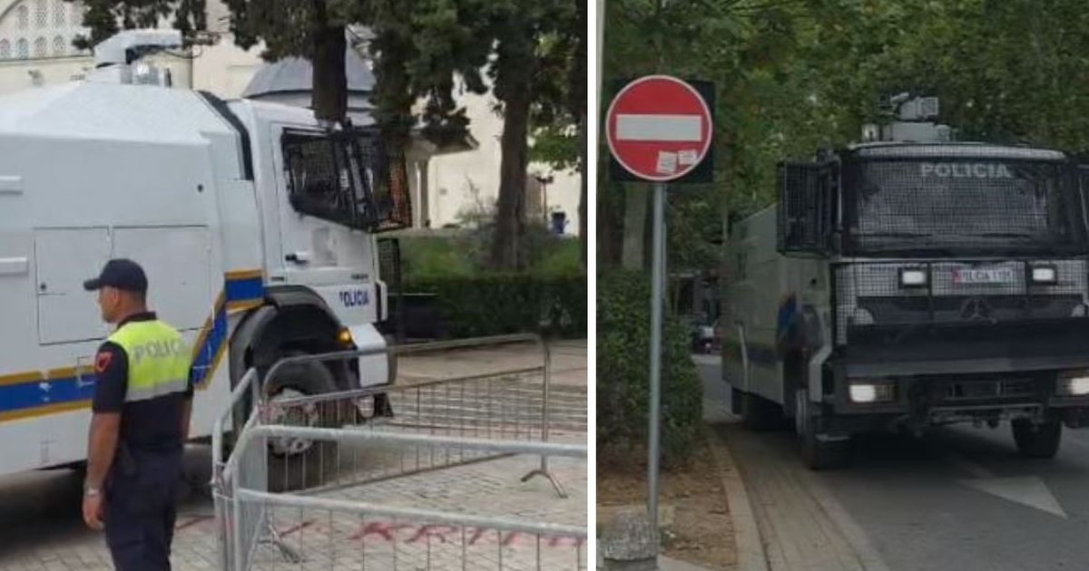 AUTOBLINDË DHE AUTOBOT UJI PRANË KUVENDIT, SHTOHEN MASAT E SIGURISË PARA PROTESTËS