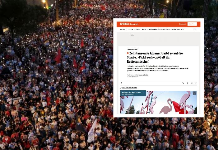 DER SPIEGEL/ PROTESTAT NË SHQIPËRI ZGJEROHEN, JO KUNDËR KUSHNER POR KUNDËR POLITIKËS SË VJETËR